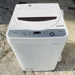【‼️美品‼️】全自動洗濯機　5.5kg ブラウン系 🌟ES-G...