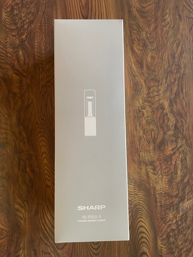 SHARP ポータブルスピーカーランタン　DL-FS01L-S