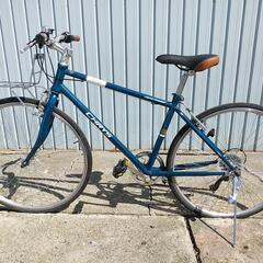 取引決定しました！札幌市内、江別、北広島配達無料！整備点検済　防犯登録料込み中古 クロスバイク　ブルー！