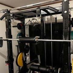gymway アジャスタブルセーフティスクワットバー