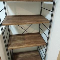 [山善] ラック (キャスター付き) 