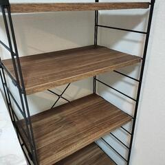 [山善] ラック (キャスター付き) 