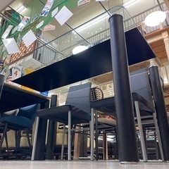 【愛品館 江戸川店 ダイニングセット】ガラストップ ダイニングテーブル5点セット ID:152-009084-007