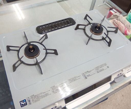 LPガス ガステーブル 2019年製 幅59cm リンナイ ガスコンロ DCM02PGW 