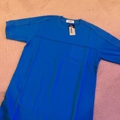 【新品未使用】ROMAN ローマン 半袖Tシャツ Lサイズ ブルー