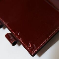 エルメス】HERMES アジェンダPM シャーペン付き レザー ブラウン 〇K 