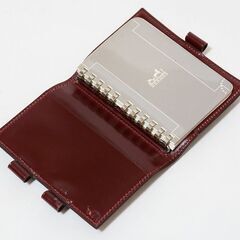エルメス】HERMES アジェンダPM シャーペン付き レザー ブラウン 〇K 