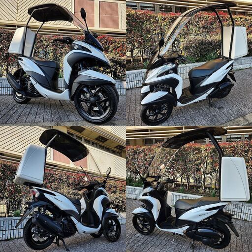 普通免許仕様もOK】SLRルーフ＆BOXトリシティ155ABS 走行1.9万km台