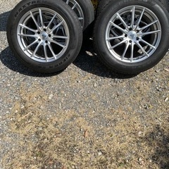 お値下げ致しました！　　235/60R18  アルミホイルタイヤ4本セット