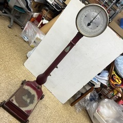 レトロ  ① 銭湯出 25貫100kg IUCHI SCALE ...