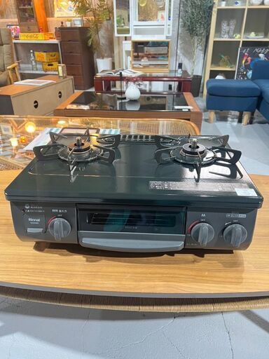 【Rinnai】ガステーブル KG35NBK LPガス 2022年 リンナイ 一人暮らし 新生活 ガス台 ガスレンジ 新生活