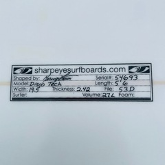 シャープアイ ディスコテック サーフボード EPS