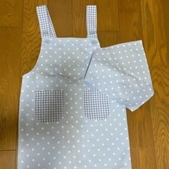 キッズ　エプロン三角巾セット　130cm