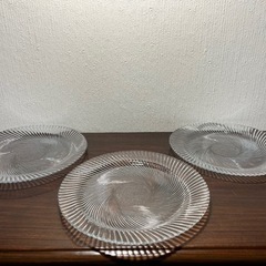 ガラス皿(24cm)3枚セット