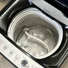 【超美品‼️】ハイアール 2020年製 5.5kg全自動洗濯機 アーバンカフェシリーズ 静音インバーター搭載 ステンレスブラック♪