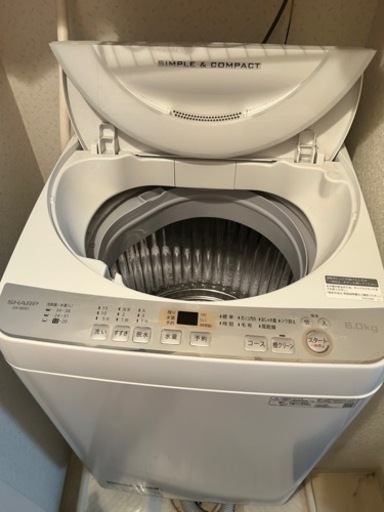 SHARP シャープ　全自動洗濯機　6kg 家電　生活家電　電化製品