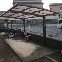 サイクルポート カーポート アルミルーフ