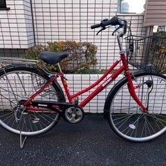 自転車/赤/27インチ