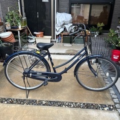 【ネット決済】紺色の自転車