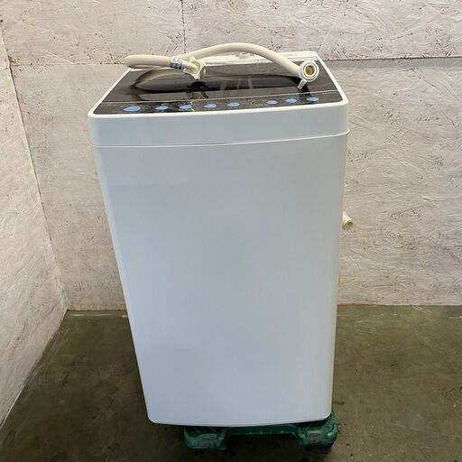 【Haier】 ハイアール 全自動電気洗濯機 洗濯機 5.5㎏ ブラック JW-C55FK 2019年製