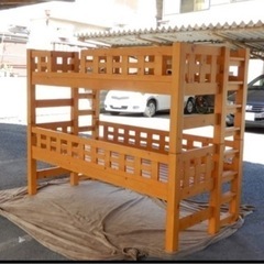 【商談中】木製ベッド 二段ベッド