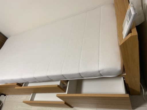 シングルベッド マットレス付き