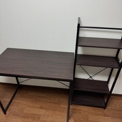 3点セット　①デスク②ラック（本棚）③チェア（ゲーミングチェア） 3点セット ①デスク②ラック（本棚）③チェア（ゲーミングチェア）