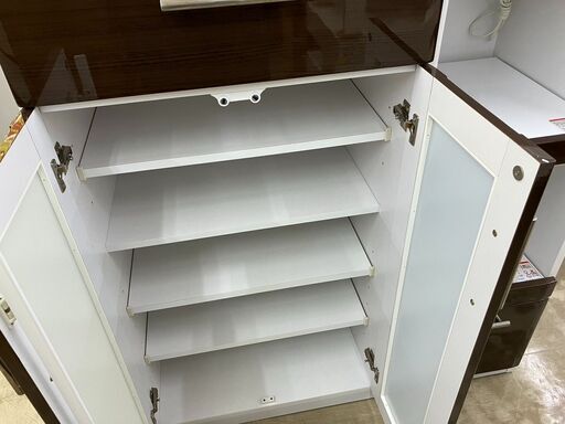 ☆インテリア岩永☆ハイカウンター☆レンジボード キッチン収納 562 