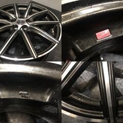 ENKEI SMACK VANISH エンケイ スマック ヴァニッシュ 17インチ 4本 7J5HPCD100+48 プリウス レガシィ等　(VHI322)