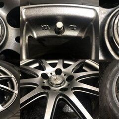 【YOKOHAMA G075 225/65R17】スタッドレス【BADX LOXARNY SPORT 17インチ 7J5HPCD114.3+48】バリ溝 エクストレイル CX-5等　(KTL012)