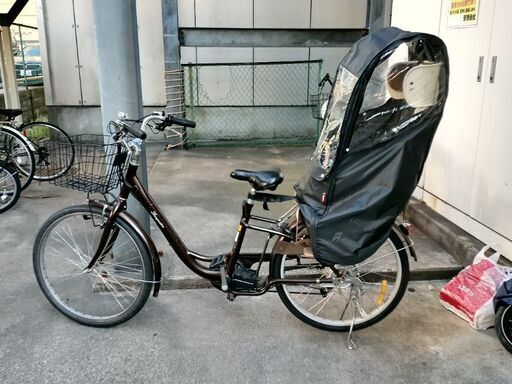 チャイルドシート付自転車