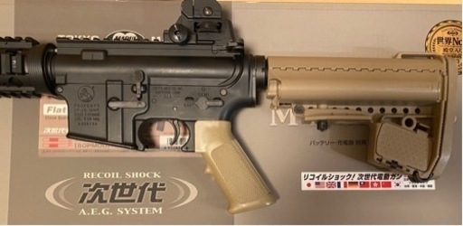 【ほぼ未使用】すぐ使えます！　東京マルイ　次世代電動M4 CQB-R オプション 東京マルイ 次世代電動ガン M4 CQB-R ブラック | 東京マルイ