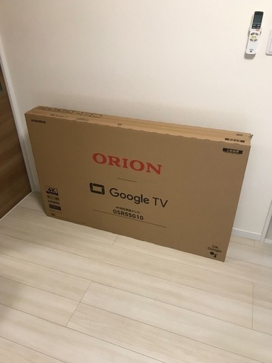 新品オリオン4k 55型 55インチ テレビ モダンデコ sunrise(オリオン