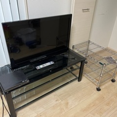 【取引中】テレビ、DVDプレーヤー、テレビ台