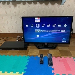 LG 32インチ液晶テレビ、SONY ブルーレイレコーダー