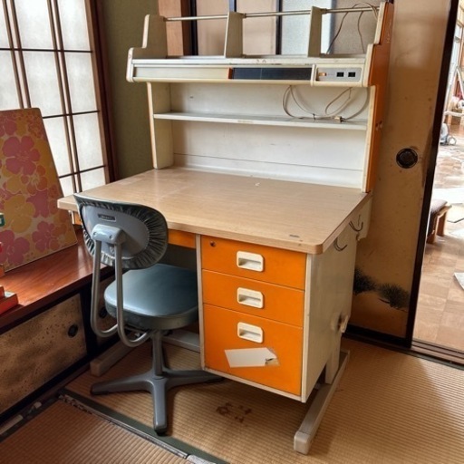 レトロ 作業台 本日21時まで。コクヨの机 レトロ 作業台 本日21時まで。コクヨの机