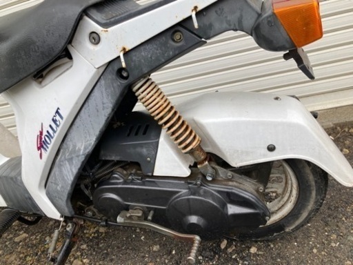 レッツ4パレット！バッテリー新品 パレット レッツ4 後タイヤ