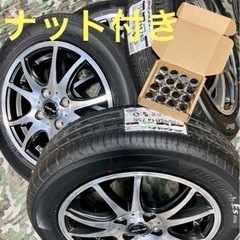 「商談中」㉘155/65R14新品ヨコハマタイヤ4本と中古美品ホ...