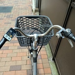 名義変更、防犯登録必須 中古電動自転車 パナソニック ビビTX 2018