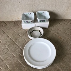 小鉢2、西洋皿3、皿1