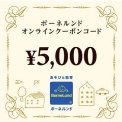 ボーネルンド　オンラインクーポン5000円