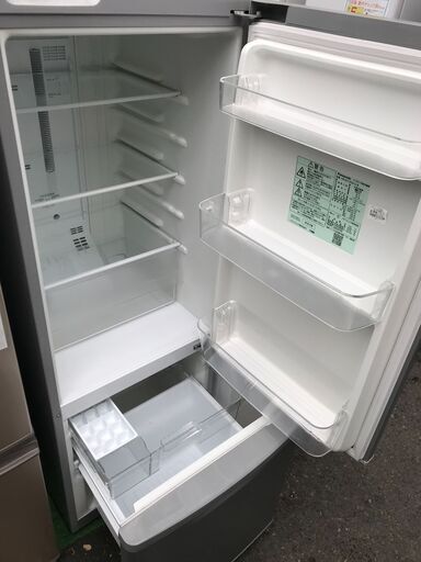 FU777】パナソニック Panasonic 冷凍冷蔵庫 NR-B17AW-S 2018年製 168L