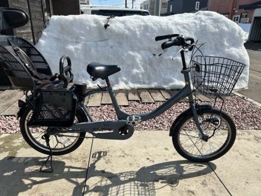 子乗せ　チャイルドシート付　自転車