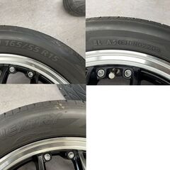 INTER MILANO VOLTEC HYPER MS SPECIAL 15インチホイール＋タイヤ 15×4.5J PCD100 ET45 ブリヂストン NEXTRY 165/55R15 2020年製 札幌市