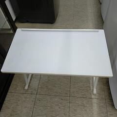 折りたたみ式昇降テーブル ホワイト ※2400010361616