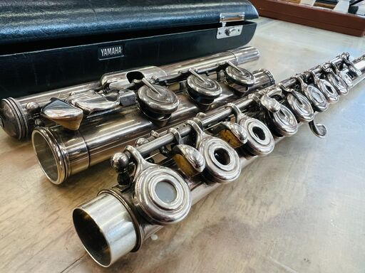 YAMAHA YFL-784 総銀製フルート 総銀製 リングキー フルート ケース