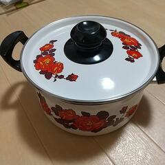 生活雑貨 調理器具 鍋 昭和レトロホーロー鍋