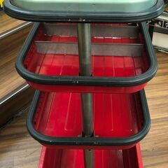 ホリー　ツールワゴン　4段　約 幅(W)680mm × 奥行(D)380mm × 高さ(H)900mm