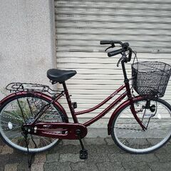 美品☆santos[サントス]24吋 ファミリーサイクル 変速な...