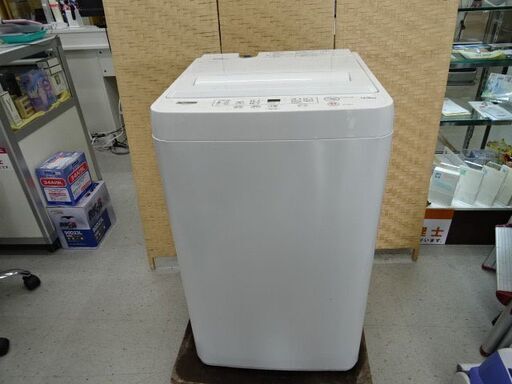 の売約済み【恵庭】2022年製　ヤマダ　全自動洗濯機　ＹＷＭ-Ｔ45Ｈ1　中古品
